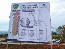 Dukung Pembangunan Kebun Raya Sipirok, Tambang Emas Martabe Sumbang Menara Pandang